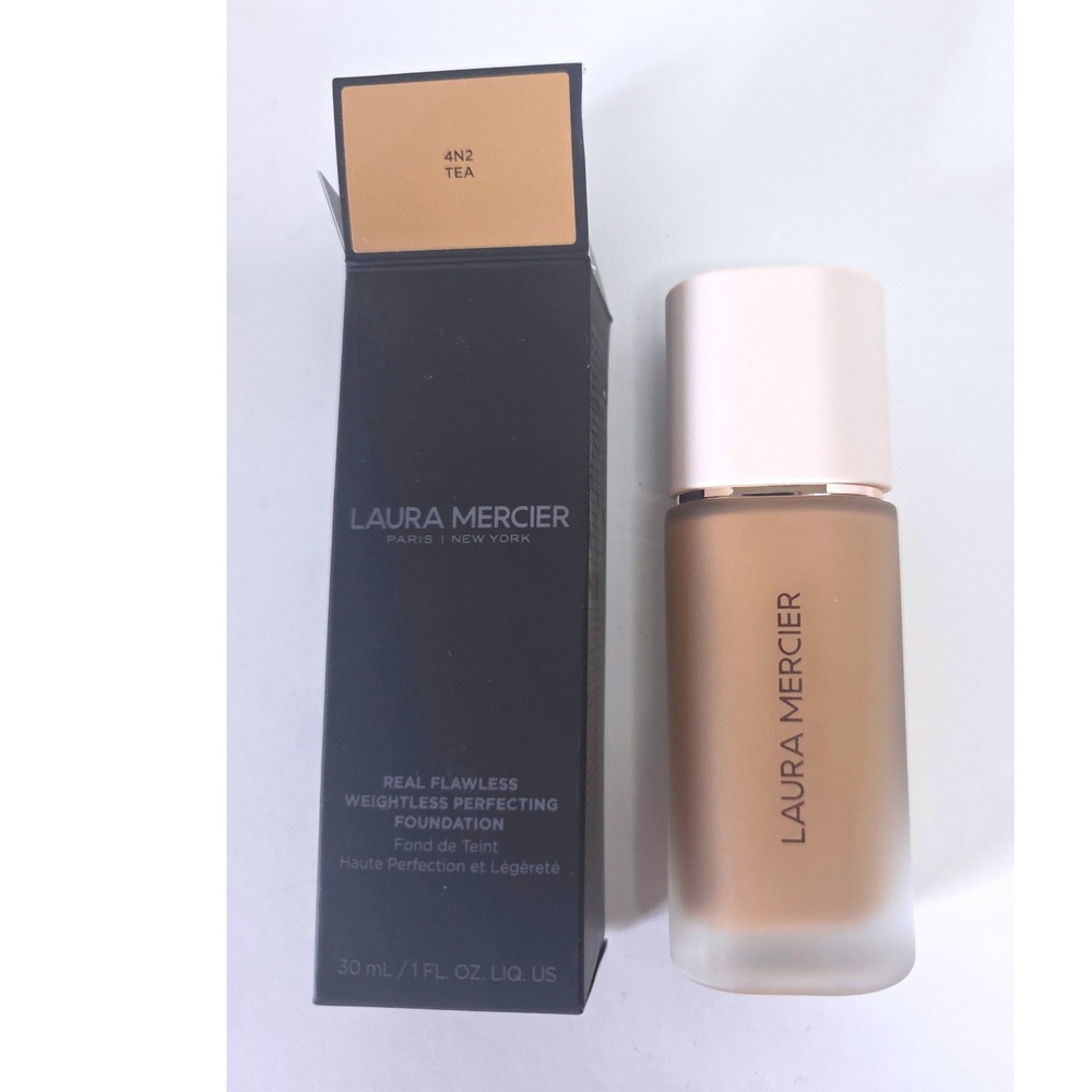 NEW Laura Mercier Real Flawless Weightless Perfecting Foundation 4N2 Tea 1oz